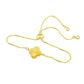 Flower bracelet 18K Gold Pendant With 18K Gold Plated Chains - Embellish Gold