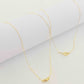18K Real Gold 3 Balls Necklace - Embellish Gold