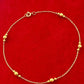 18K Real Gold 15 balls bracelet - Embellish Gold