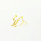 18K Gold Love Screw Earrings - Embellish Gold