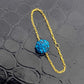 Sea Blue Swarovskiring