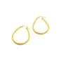 18k Gold Maze Loop Earrings - Embellish Gold