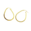 18k Gold Maze Loop Earrings - Embellish Gold