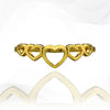 18K Gold Crown Ring For Females1.2