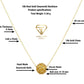 18K Gold Swarovski Set