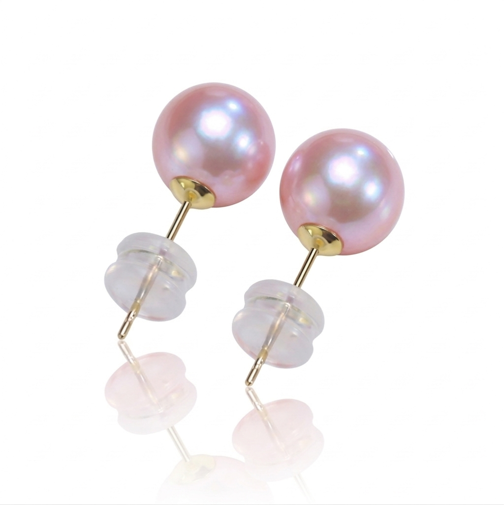 925 Natural Pearl Silver Earrings