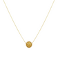 18K Real Gold Swarovski Necklace Gold