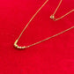 18k Real Saudi Gold Nine Curve Ball Necklace 166 - Embellish Gold