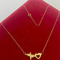 18K Real Saudi Gold Heartbeat Necklace 198 ‚Äì A Rhythmic Elegance in Gold Necklace for Women - Embellish Gold