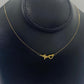 18K Real Saudi Gold Heartbeat Necklace 198 ‚Äì A Rhythmic Elegance in Gold Necklace for Women - Embellish Gold