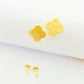 18K Real Gold VC Box Necklace And Earring Set - Embellish Gold