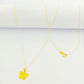 18K Real Gold Butterfly Necklace - Embellish Gold