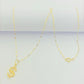 18K Real Gold Dollar Style Necklace - Embellish Gold