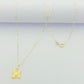 18K Real Gold Rob Flower Necklace - Embellish Gold