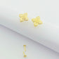 18K Real Gold Rob Flower Necklace And Earring Set - Embellish Gold