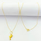 18K Real Gold Dolphine Necklace - Embellish Gold