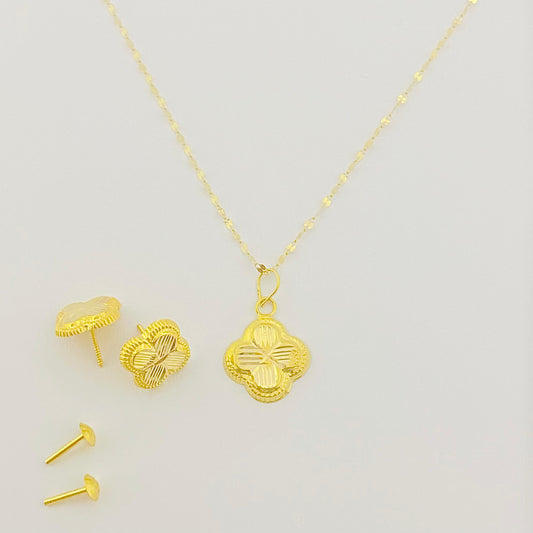 18k Gold VC Jewelry Set