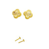 18K Real Gold VC Earrings - Embellish Gold