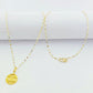 18K Real Gold CC Necklace - Embellish Gold