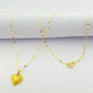 18K Real Gold IND Heart Necklace - Embellish Gold