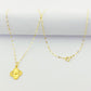 18K Real Gold VC Dot Necklace And Earring Set - Embellish Gold