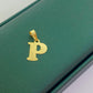 18k Gold Alphabet Pendants