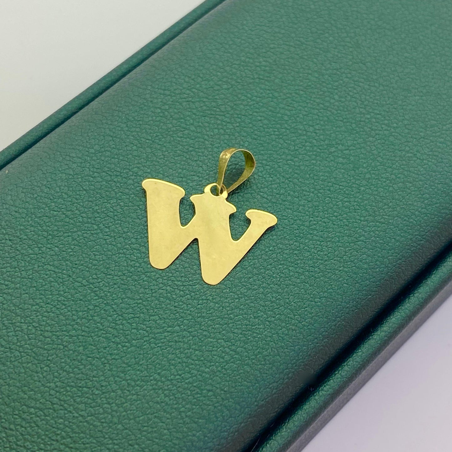 18k Gold Alphabet Pendants