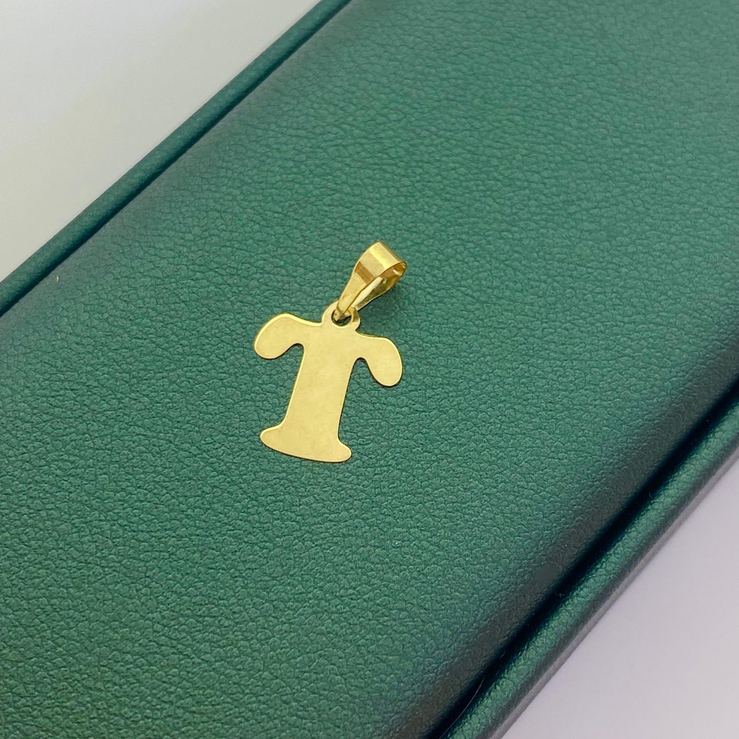 18k Gold Alphabet Pendants