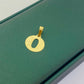 18k Gold Alphabet Pendants