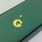 18k Gold Alphabet Pendants