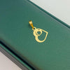 18k Two Heart Pendant