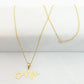 18k Gold Heart Beat Necklace