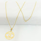 18k Gold Big CC Necklace