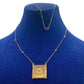 18k Gold Arabic Style Necklace