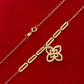 18k Gold Robert with Paperclip Necklace