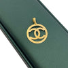 18k Gold CC Big Pendant