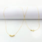 18k Gold 5 Ball Necklace