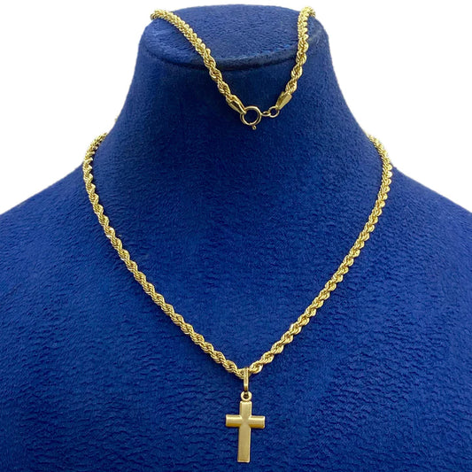 18k Gold Shimmering Necklace