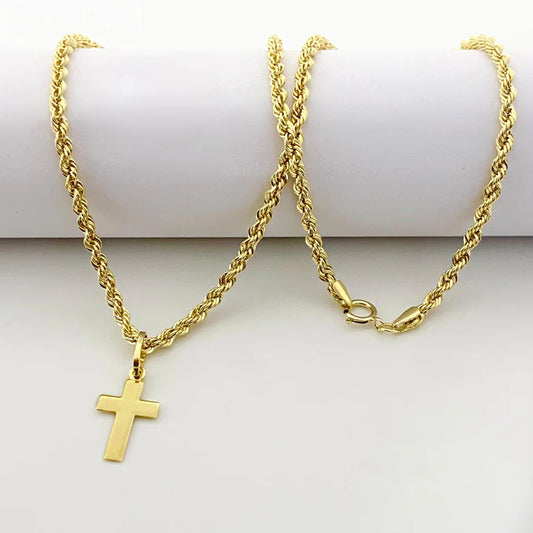 18k Gold Shimmering Necklace