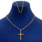 18k Gold Crucifix Necklace