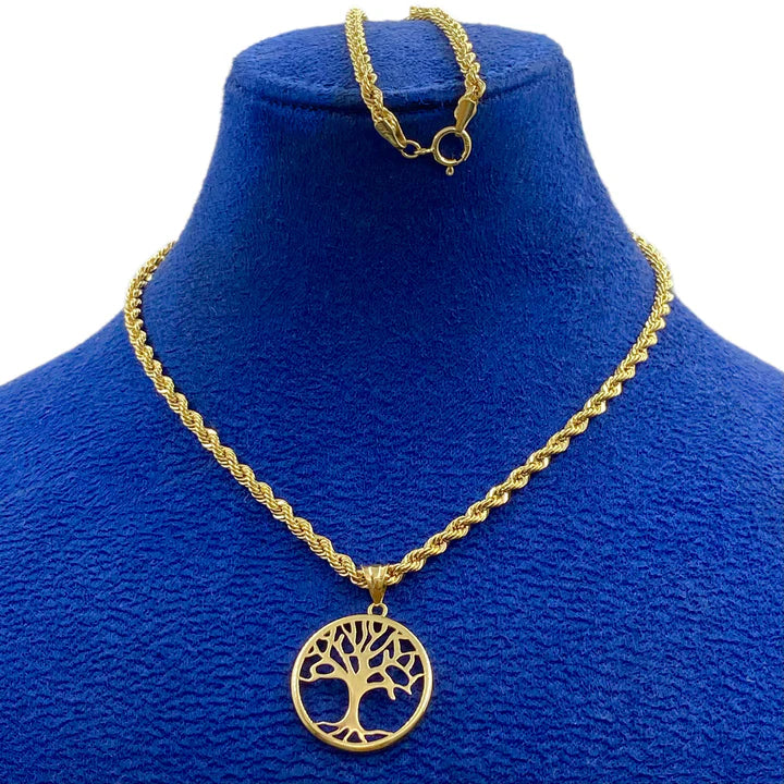 18k Gold Nature Inspired Necklace