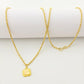 18k Gold Clover Necklace