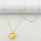 18k Gold Ivana Heart Necklace