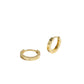 18k Gold Love Huggies Earrings