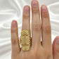 18k Gold Power Maze Ring