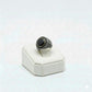 925 Silver Round Black Stone Ring