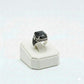 925 Silver Shaded Ony Stone Ring 1