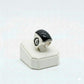 925 Silver Leo Black Stone Ring