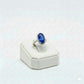 925 Silver Blue Stone Ring