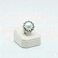 925 Silver Adjustable Twisted Pearl Ring
